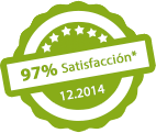 97% de clientes satisfechos Según una encuesta de diciembre de 2014 97% de clientes satisfechos Según una encuesta de diciembre de 2014