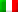 Die Länderflagge Italien