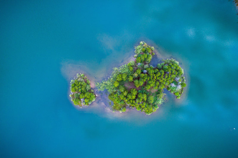 An island.